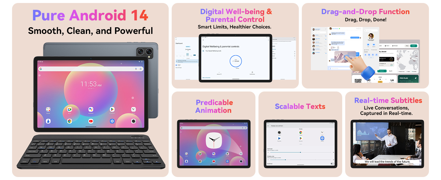 Pure Android 14 Smooth, Clean, and Powerful