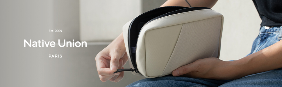 waterproof zipper resistant storage case travel electronics accessory cable travel pouch tech kit