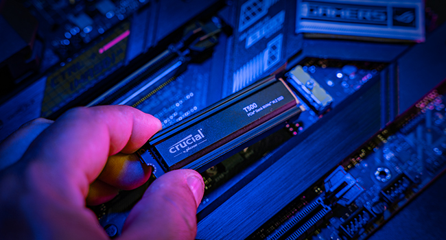 Crucial T500 Heatsink SSD