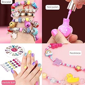 Love Design DIY Charm Bracelet Craft Set for Girls