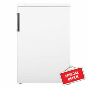 Hisense RL170D4BWE Freestanding 56cm Under Counter Fridge - 132 litre capacity - Auto Defrost - Reversible Door - White - E Rated            [Energy Class E]