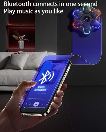 Music Boxing Machine with Gloves-Wall Mounted Smart Music Boxing
