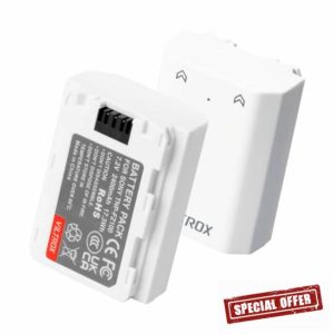 VILTROX 2 Pack NP-FZ100 Replacement Battery 2400mAh USB-C 2.5Hrs Fast Charging Rechargeable Camera Battery Compatible with Sony A7R IV