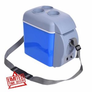 Zvn Zojne Battery Operated Cooler Box - Car Vehicle Refrigerator | 7.5L Cool Box with Heating Function | Portable Car Refrigerator Small Cooler Box for Camping Caravan Car Van Truck