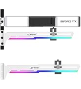 upHere gaming ARGB GPU Holder, Graphics Holder for Single or Dual Slot, Prevents Sagging, G276ARGB