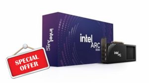 WEELIAO Intel Arc B580 Limited Edition Graphics Card Black GDDR6 2670MHz Dual Fan Video Card (192-bit