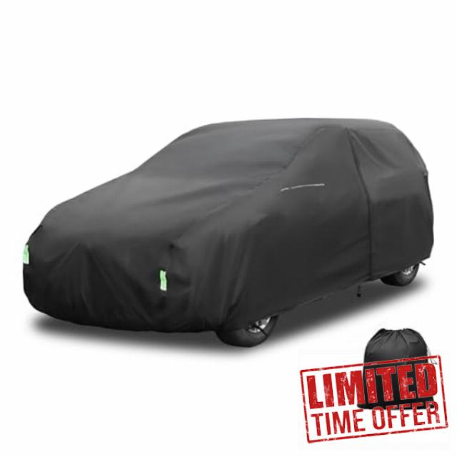X AUTOHAUX SUV Car Cover Fit for SUV Length 182"-190" Car Cover Waterproof All Weather with Mirror Pockets for Sun Rain Snow Dust UV Protectio