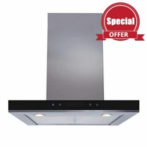 SIA LIN71SS 70cm Stainless Steel Linear LED Touch Control Cooker Hood Extracto