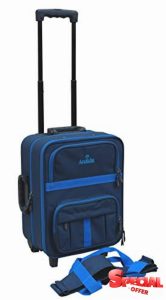 Acclaim Redcar Professional Bowlers Bowls Level Green Lawn Flat Short Mat Indoor & Outdoor Trolley Bowling Bag and Four Bowls Carrie