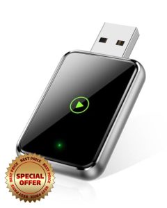 TKHIN CarPlay Wireless Adapter for iPhone - Effortlessly Convert Wired to Wireless CarPlay