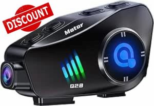 OBEST Motorcycle Helmet Headset with Camera 1080P