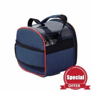 1 Ball Bowling Ball Bags - Ball Tote Bag with Padded Ball Holder -7.87 X 9.06 X 8.66 Inch All In Bowling Ball Bag For Hand Carrying And Handbags