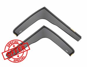 iSpeed Wind Deflectors For Ford Transit mk7 Van 2006-2013 2pc - Keep Your Car Ventilated in Rain - Reduce Wind Turbulence - Tinted In-Channel Type