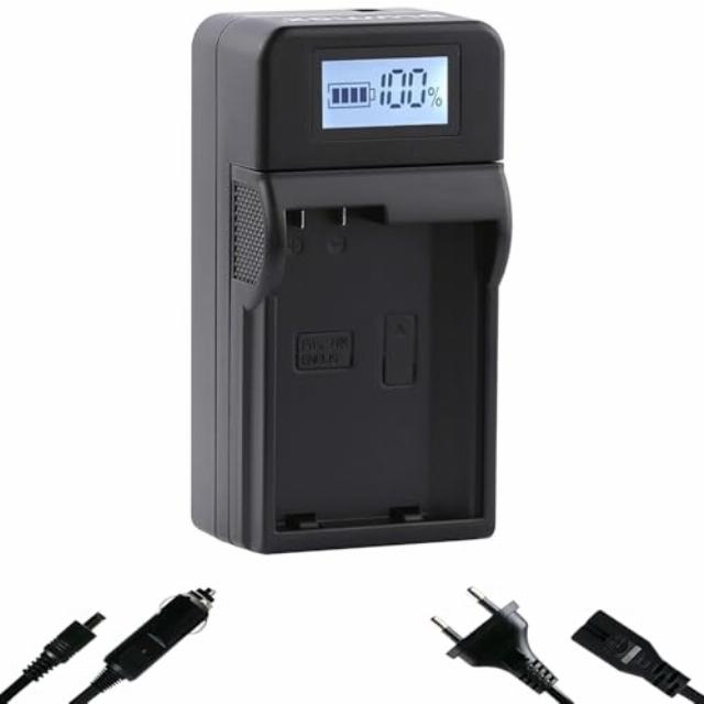 blumax Quick charger for Nikon EN-EL15c EN-EL15b EN-EL15a EN-EL15 batteries - charger is compatible with - Nikon D500 D850 D7500 Z8 Z7 II Z6 III Z5 Zf