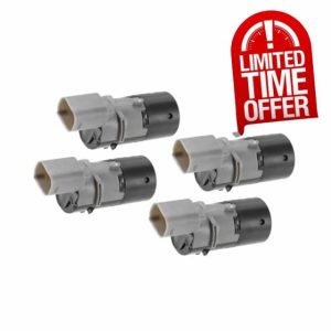 Motoforti 4pcs Parking Assist Sensor 66206989069 for Bmw 5 Series E39 Long-lasting