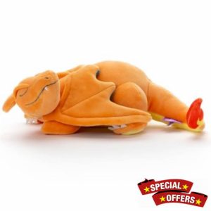 Official Pokémon Plush Sleeping Charizard Pokemon Plushie Soft Toy | Premium Pokémon Toys for Kids and Pokemon Card Collectors | Ultimate Pokémon Pillow for Comfort and Style | Perfect Pokémon Gifts
