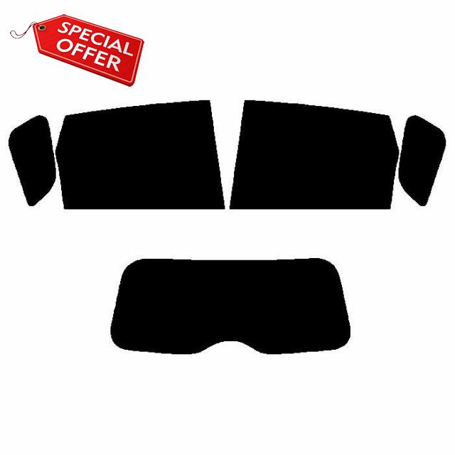 Window-Tint.co.uk Pre Cut Window Tint for Ford Fiesta 5-door - 2002 to 2008 (MK6) - Rear Windows 5% Limo