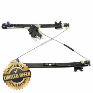 GEARLEADER Electric Window Regulator with Motor LR083210 Front Driver Side Compatible with Land Rover Discovery V L462 2016 2017 2018 2019 202