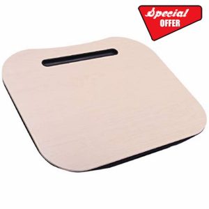 HVVENTY Desk Bed Cushion Knee Lap Handy Computer Reading Writing Table Tablet Tray Cup Holder Laptop Stand Cushion Desk Office Laptop Portable