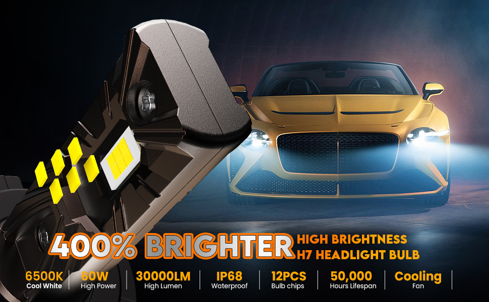 h7 headlight bulb