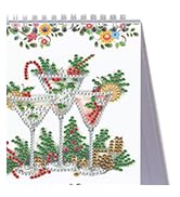 CXINLky Diamond Painting Desk Calendar 2025, Creative Diamond Art Painting Owls Desk Ka...