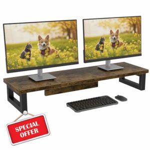 OYRREU Dual Monitor Stand