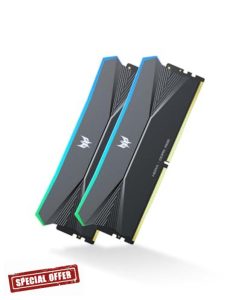 Acer Predator Hera DDR5 RGB RAM 32GB (16GBx2) 6400MHz CL32 Computer Memory (PC5-51200) AMD EXPO Intel XMP Compatible
