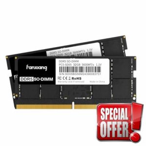 fanxiang DDR5 RAM 64GB (2x32GB) - DDR5 SODIMM 5600MHz CL40