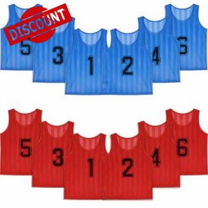 12 Pack Football Bibs