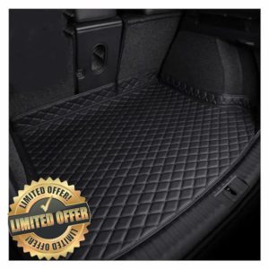Car Boot Liner For MG4 For EV For EH32 2022 2023 2024 For Coffre For Voiture Leather Car Trunk Mats Water Proof Protection Car Rear Trunk Mats Car Accessories Car Boot Carpet(All black)