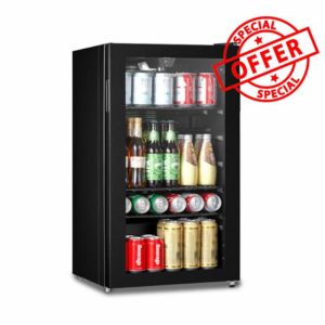 COMFEE' RCZ99BG2(E) Under Counter Beer & Drinks Fridge-93L Capacity