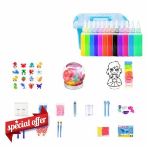 2025 Magic Squishy Paint Aqua Fairy Water Gel Kit Squishy Maker DIY Children's Ocean Enlightenment Toys Educational Arts Crafts Se