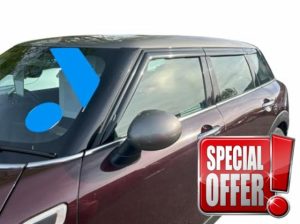 AUTO CLOVER Wind Deflectors Set for Mini Clubman 2015+ (6 pieces)