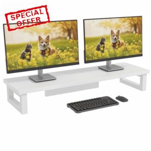 OYRREU Dual Monitor Stand