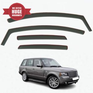 Set Of 4 Wind Deflectors Compatible with RANGE ROVER Vogue HSE SE L322 2002 2003 2004 2005 2006 2007 2008 2009 2010 2011 2012 Models.