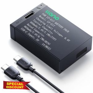 llano LP-E17 Battery (USB-C Input) Replacement Battery Pack for Canon EOS R50 RP R10 R8