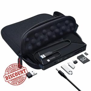 PeroBuno External CD DVD Drive