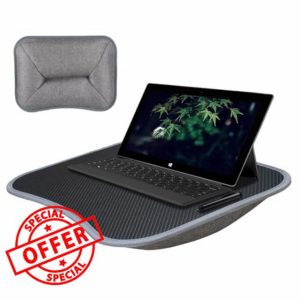 Laptop Tray - Lap Desk For Laptop With Soft Pillow Cushion - Laptop Stand For Bed - Laptop Lap Desk With Cushion