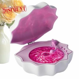 Shell Speaker | Shower Speaker with Light | Wave Music Player | Ambient Mood Lamp | Adjustable Night Light | Wave Music Player Mood Lamp Adjustable Night Light for Bedroom Living Room