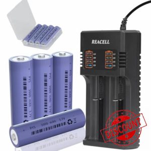3.7 Volt Rechargeable Battery and Charger