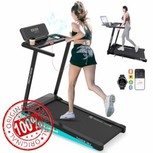 Mobvoi Home Treadmill Ultra 3 in 1 Walking Pad with Foldable 6% Incline for Home Office 2.5HP Walking Running Treadmill Holder for Cup Phone Laptop Large Running Area LED Display Speaker 12KMH 120kg