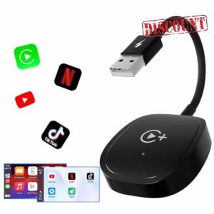 Wireless CarPlay Adapter with Netflix