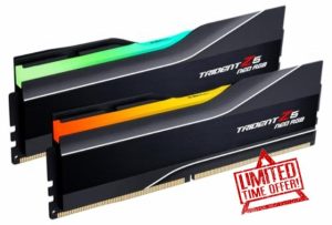 G.SKILL Trident Z5 Neo RGB Series (AMD Expo) DDR5 RAM 64GB (2X 32GB) 6000MT/s CL26-36-36-96 1.45V Desktop Computer Memory U-DIMM - Black (F5-6000J2636H32GX2-TZ5NR)