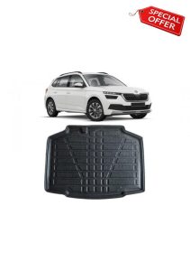 LAS Boot Liner for SKODA KAMIQ 2019 Onwards Recyclable Plastic (TPE) Tailored Fit Car Floor Mat Protector Guard Tray Black Custom Fitted Dog Friendly Waterproof with Raised Edges