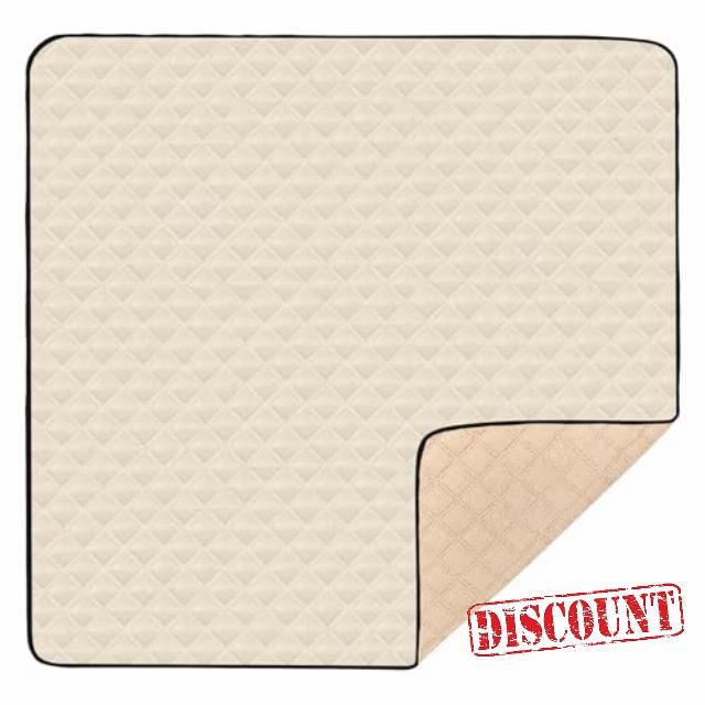 Beige Large Sturdy Baby Gym & Activity Mat for Floor Lightweight Infant Play Activity Mat for Baby Kids Toddlers Infants