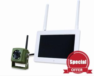 Green Feathers Wireless HD Bird Box Camera & Portable Screen Pack
