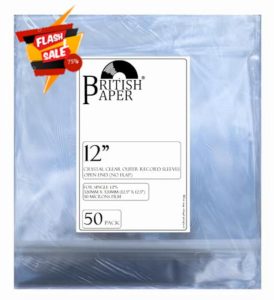 Britishpaper 12 Inch Vinyl Record Sleeves Outer Single LP Album Jacket