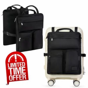 Over Luggage Organizer for Carry On Bag or Suitcase with Storage Pockets