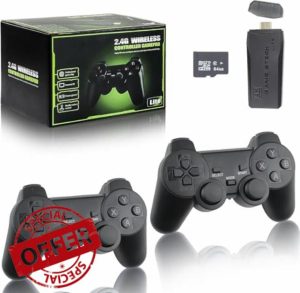 Retro Game Stick - Revisit Classic Games with Built-in 9 Emulators