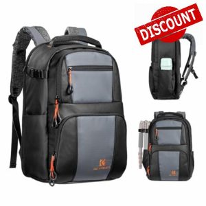 Hanzete Multi-functional Camera Backpack DSLR Camera Bag 30L Large Capacity Camera Case Water-resistant Photography Bag with 15.6 Inch Laptop Compartment Rain Cover for Women Men Photographers